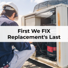First We FIX Replacement's Last